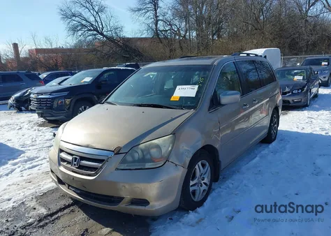 2006 Honda Odyssey Ex-L z USA, uszkodzony, nr VIN 5FNRL38666B414791